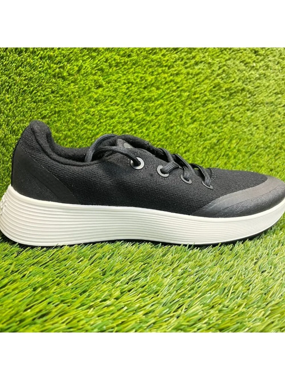 Allbirds Tree Runner Go Mens Size 12 Black White Athletic Running Shoes Sneakers